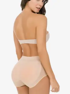 710 Silicon Buttock - Soft Seamless Shapewear Panties with Silicone Pads for Enhanced Lift & Comfort Women's Basic Style Outfit