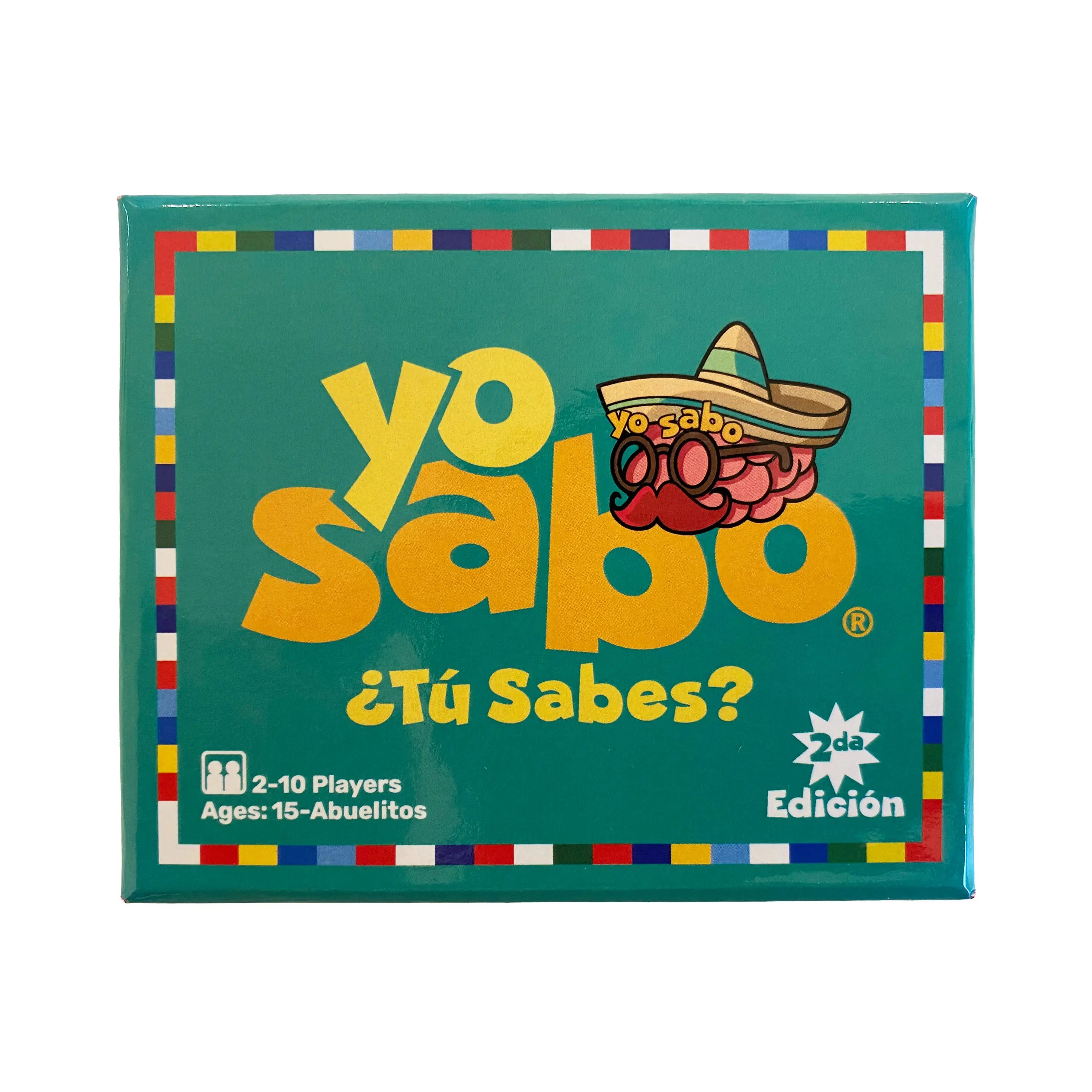 Yo Sabo: Edition 2 - NEW Family-Friendly Bilingual Card Game with 198 Cards for All Ages - More Cards More Game Time - Challenge Your Spanish with Tri