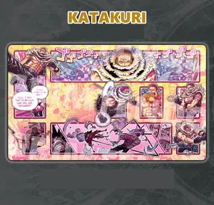 Onne Piiece Katakuri Anime Playmat and Mouse Pad TCG Anime Mousepad Accessories, Gifts for Gamers