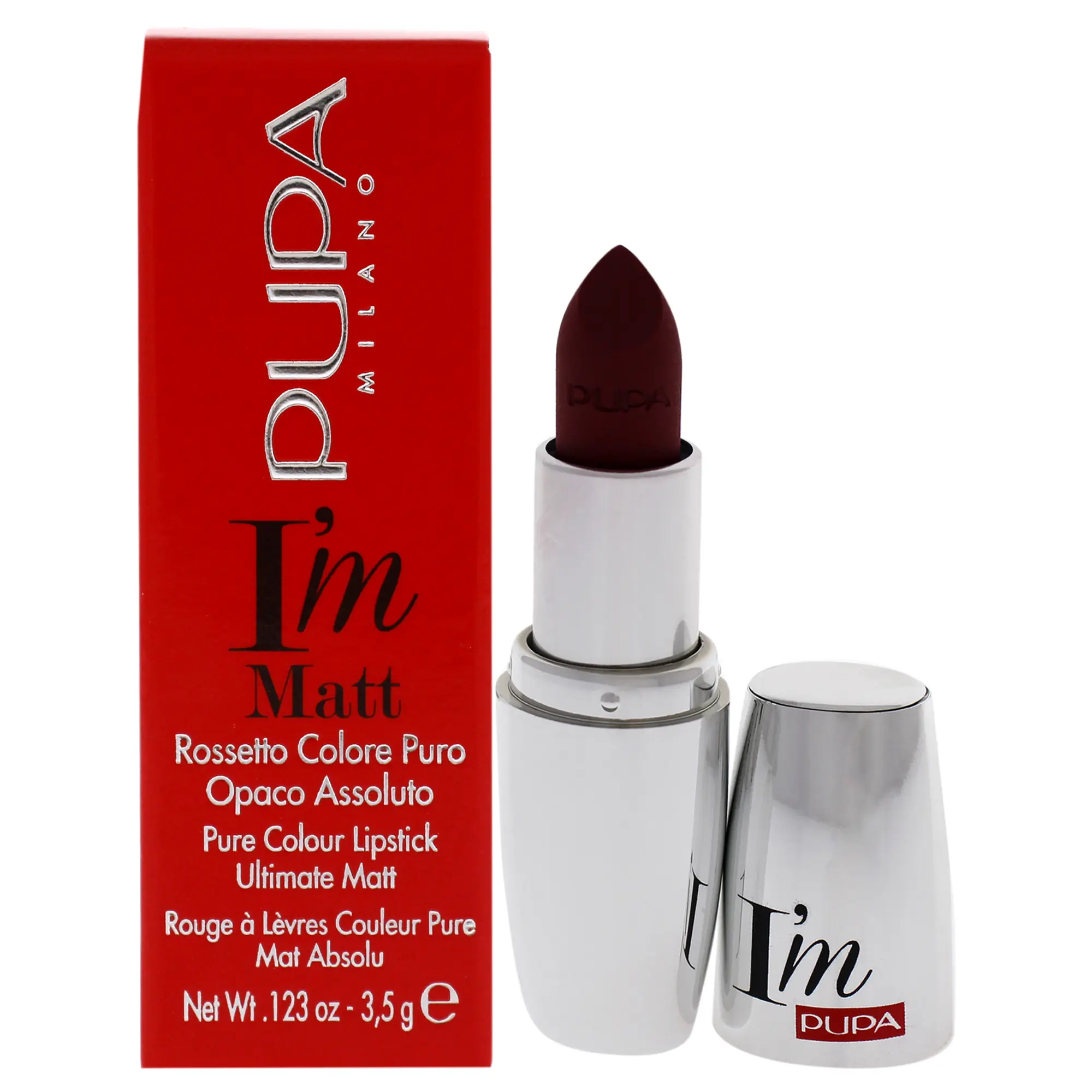 Pupa Milano I Am Matte Pure Colour Lipstick - 013 Brown Rose For Women 0.123 oz Lipstick Pupa Milano I Am Matte Pure Colour Lipstick - 013 Brown Rose For Women 0.123 oz Lipstick