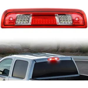 Nilight Third Brake Light High Mount 3rd Brake Stop Reverse Cargo LED Lights Red Shell Compatible with Chevy Silverado GMC Sierra 1500 2500 3500HD 2014 2015 2016 2017 2018 Pickup Truck