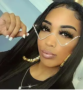 No Shade Flirty Rhinestone Frames