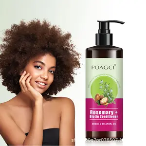 POAGCI Rosemary Hair Conditioner Nourishing Smooth Moisturizing Volumizing Long-lasting with Biotin Polygonum Multiflorum Pure Content 300ml