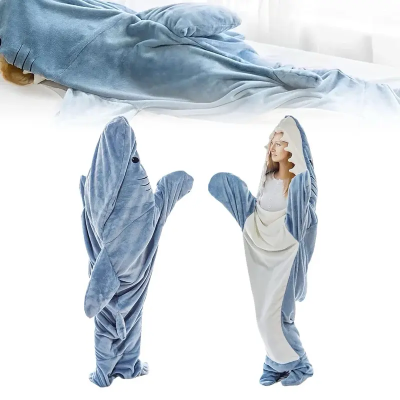 Shark Wearable Blanket Experience Ultimate Coziness with the Shark Wearable Blanket - Snuggle Up in Style!