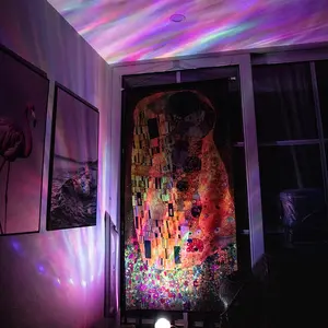 Northern Lights LED Atmosphere Projection Lamp RGB Remote Control, Galaxy Star Projector, Bedroom Night Light Projector, Star Projector, Adult Room Decoration, Home Theater, Ceiling,