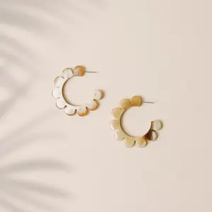 Flower Outline Hoops