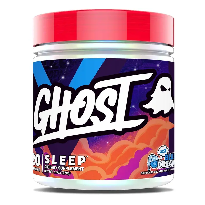 GHOST Sleep Dietary Supplement - Recovery & Rest with Premium Ingredients Including Melatonin, Colostrum & Ashwagandha – Supports Sleep Quality - Gluten-Free & Sugar-Free Healthcare Vitamin