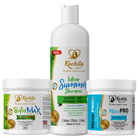 Kachita Spell Hair Repair and Hydration Combo for Regular Use - Complete Solution for Nourished, Repaired, and Hydrated Hair Haircare Product Hair Care Duo