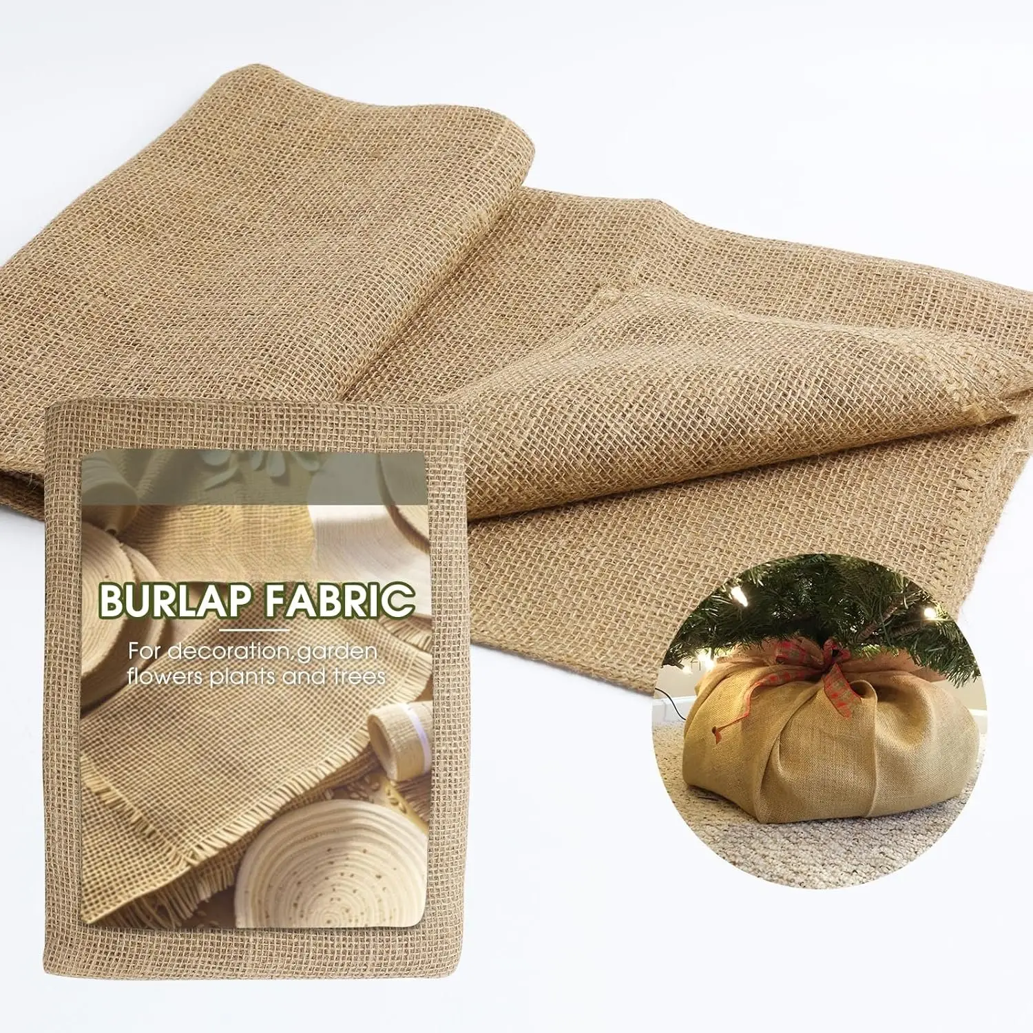 Gardening Burlap Roll - Multipurpose  Burlap Fabric (40 Inch x 15 )