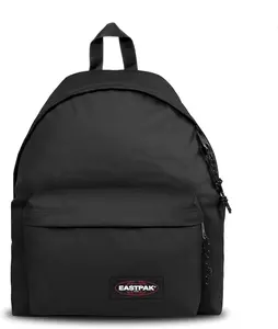 EASTPAK Padded Pak'r 24L Commuter Travel Backpack Black Water-Resistant Vegan Materials Adjustable Straps Iconic Minimalist Design Ergonomic Comfort Smart Storage Legendary Durability