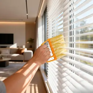 1PC Washable Microfiber Vent & Blind Clean brush - Car AC & Fan Duster Tool, Car Cleaning Tool