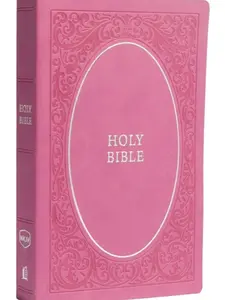 NKJV, Holy Bible, Soft Touch Edition, Imitation Leather, Pink, Comfort Print