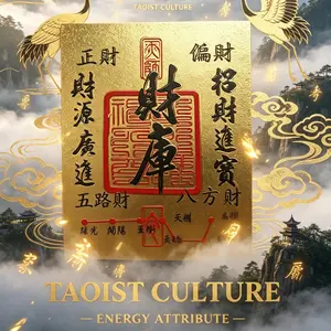 Wealth Gathering Gold Card Activate Fortune Aura and Attract Wealth from All Directions