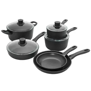 BALLARINI Avola by HENCKELS 10-pc Aluminum Nonstick Cookware Set