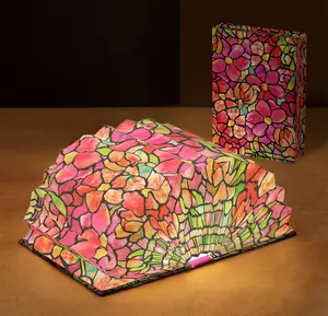 Louis C. Tiffany Pink Peony Light Book