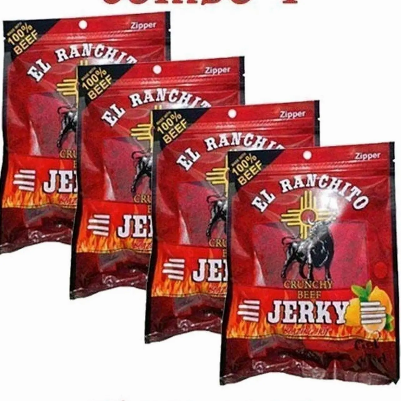 Blazing Hot El Ranchito Crunchy Beef Jerky Net Wt. 2 oz Blazing Hot El Ranchito Crunchy Beef Jerky Net Wt. 2 oz