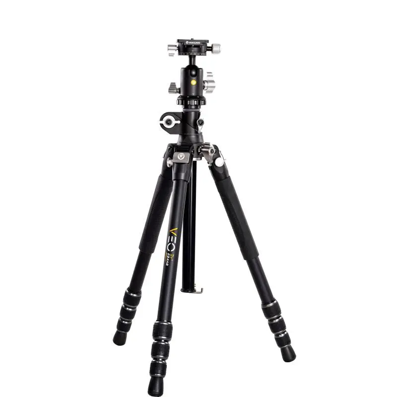 Vanguard VEO 3T+ 234AB Aluminum Travel Tripod with Multi-Angle Central Column & Reversible Legs for Versatile Photography