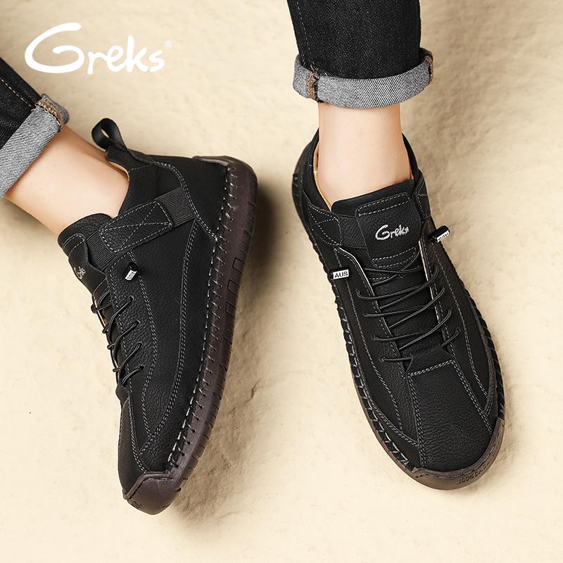 Men's Casual Ankle Boots Mid Top Walking Driving Shoes Fall Boots Black Boots Fathersdaygift Lightweight Footwear Boy