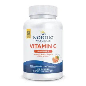 Nordic Naturals Vitamin C Gummies -Immune Support & Antioxidant Protection 120Ct for Daily Nutrition and Healthcare Fitness