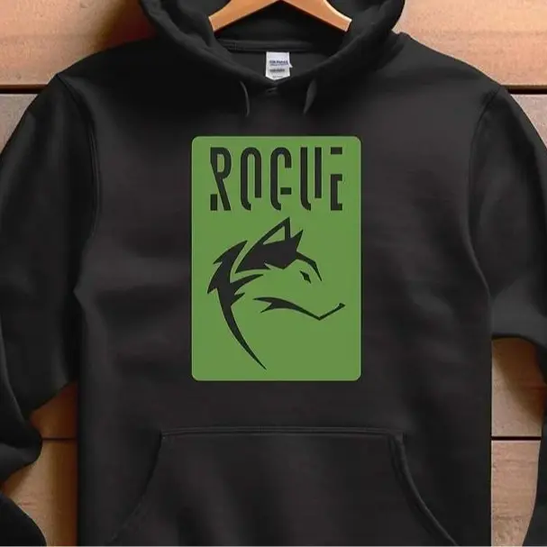 ROGUE WOLF Box Logo Hoodie