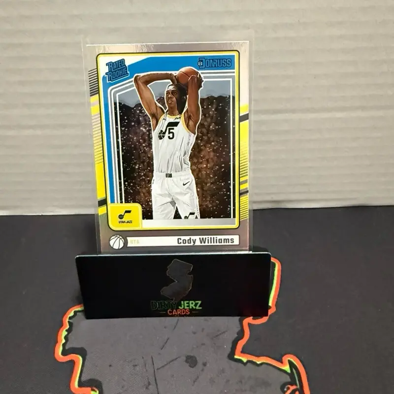 2024-25 Panini Donruss Holo Winter Rated Rookie Cody Williams #230 (RC) sports trading card