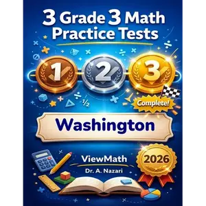 3 Washington SBA Grade 3 Math Practice Tests: Full-Length Test Prep with Detailed Answer Explanations - Paperback