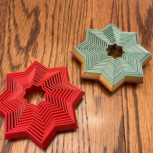 Fidget Stars 3D printed