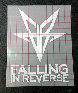 FIR Metal Band Symbol Vinyl Window Decal Heavy Metal Metalcore Screamo Handmade in USA Easy Install Long Lasting Water & UV Resistant