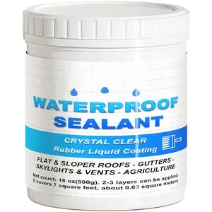 Invisible  Agent 500g(18oz), Wall Bathroom Roof  Coating, Transparent Repairing Leak Sealant for Indoor & Outdoor