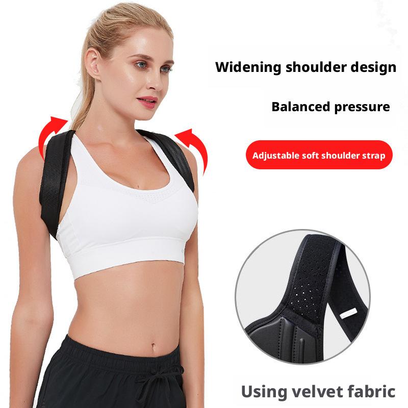 Unisex Adult Straight Back Invisible Inner Wear Lightweight Adjustable Back & Shoulder Support for Home Office & Sports Unisex Adult Straight Back Invisible Inner Wear Lightweight Adjustable Back & Shoulder Support for Home Office & Sports