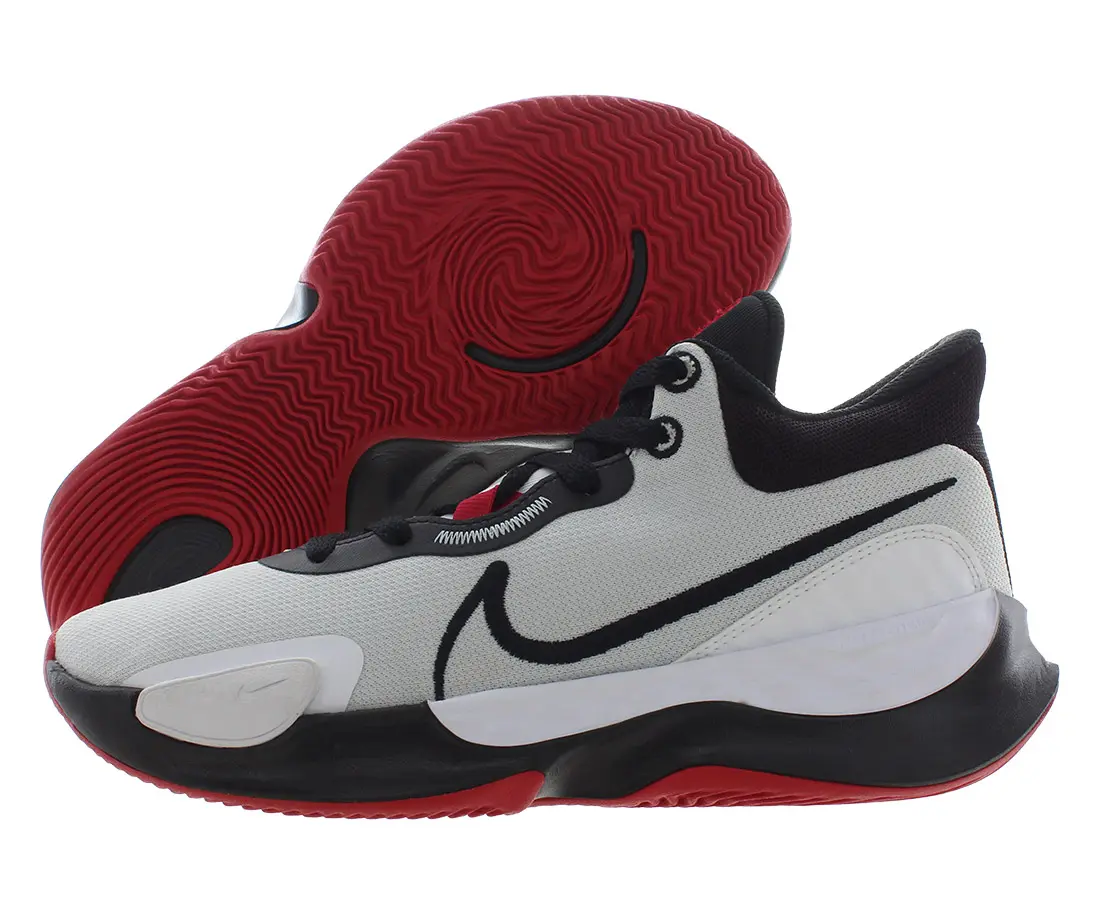 NIKE Renew Elevate III High-Top Basketball Shoes for Unisex Court Play, Cushioned Performance in Black and White, Multi-Size, Two-Colors