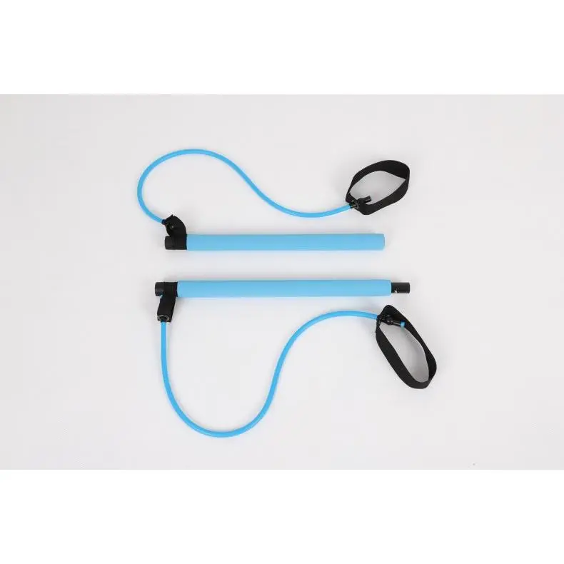 Rally Chest Expander Puller - NBR+Latex Tube, Rod Length 92CM, Rope Length 80CM, Fitness Equipment for Body Shape Enhancement