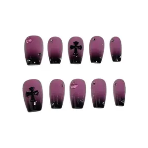 VOILEEDENAILS/MIE01-Press On Nails/Short Nails Available in Various Colors and Styles