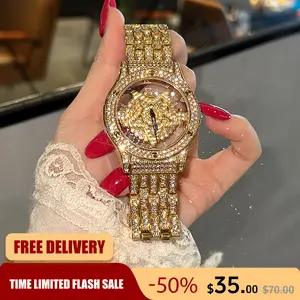 Luxury Rotating Star Watch Round Diamond Dial Quartz Watch, Classic & Versatile. Comes with adjustment tool, perfect for birthday and anniversary gifts