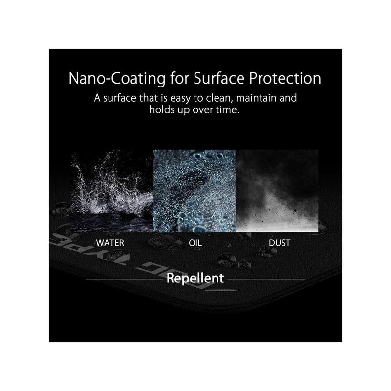 ASUS ROG Hone Ace XXL Gaming Mouse Pad, High-density memory foam base, Hybrid Cloth Material, 400 x 900 x 3 mm, Esports & FPS Gaming, Black