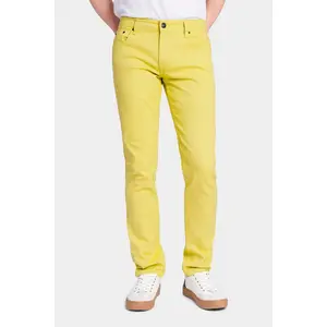 Men's Essential Skinny Fit Colored Jeans (Yellow)