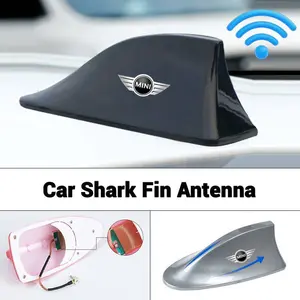 Car Roof Top Mount Shark Shape Fin Antenna Aerial cover decoration For BMW Mini Cooper R50 R53 R55 R56 R60 R61 F54 F55 F56 F60