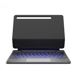 Dexnor for iPad (A16) 11th/10th Generation Case with Keyboard Ultra-Light Magnetic Detachable Folio Keyboard Cover Multi-Touch Trackpad Backlit for iPad 10th Gen 10.9" (2022)/11th Gen (2025)