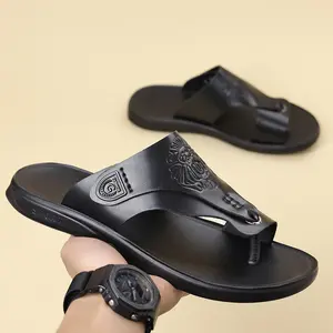 Men's Flip-Flops Comfortable Thick-Soled Non-Slip Sandals for Men Ideal for Boy Walking Shoes