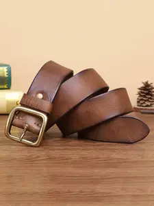 Women's Vintage Square Buckle Belt, Durable Fashionable Versatile Design, Comfortable Leather Waistband for Everyday Wear