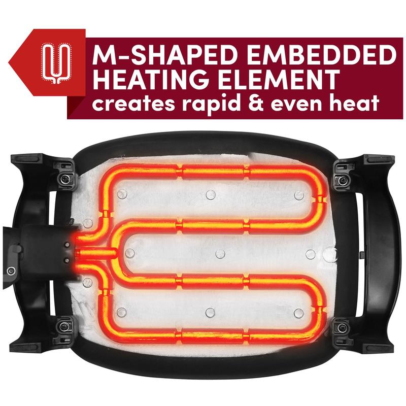 Elite Platinum 10 Qt. Jumbo Electric Skillet w/sy-Pour Spout