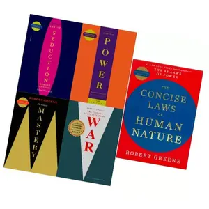 Collection 5 Books Set - [CONCISE]  Seduction, Power, WAR, Mastery and Concise Laws, Paperback