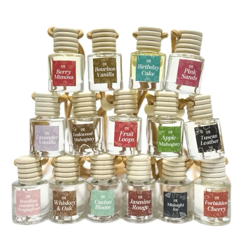 Scent Szn Co LLC Car Air Freshener Diffusers - Last 60+ Days - Reusable Hanging Fragrance Oil - Apple Pie Scent - Delightful Long-Lasting Aroma for Your Vehicle