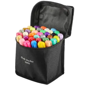 MaxGear Liquid Chalk Markers, 36 Color Wet Erase Markers for Blackboard, Erasable Pens for Glass Washable with 6mm Reversible Bullet and Chisel Tip for Chalkboard, Glass, Window, Mirror, 36 Pack