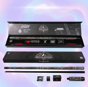 EVO Gemstone Maxbing Edition Nightglow Pool Cue - Radiant Colors, Glassfiber Precision, Complete Player Kit, 29 in Shaft, 12.5 mm EVO Tip