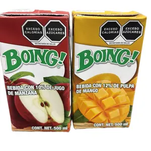 2 Packs De Boing Sabores mix Manzana y Mango de 500ml