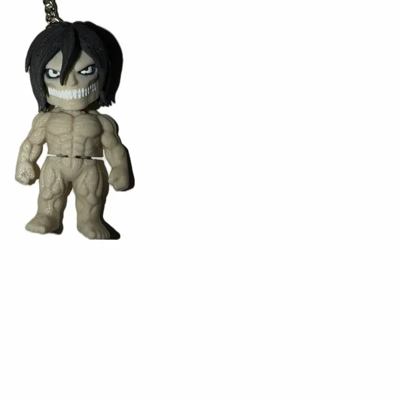 Attack on Titans Official Merchandise Keychain - Fashion Accessory with Iconic Anime Show Elements for Fans, Anime Motif Keychains