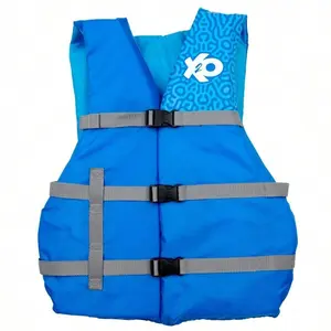 Universal Adult 2X 3X Life Vest And Jacket 50 60 Chest Blue Ocean Coral