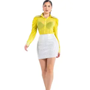 Diora Skirt-60% RAYON / 35% NYLON / 5%SPANDEX