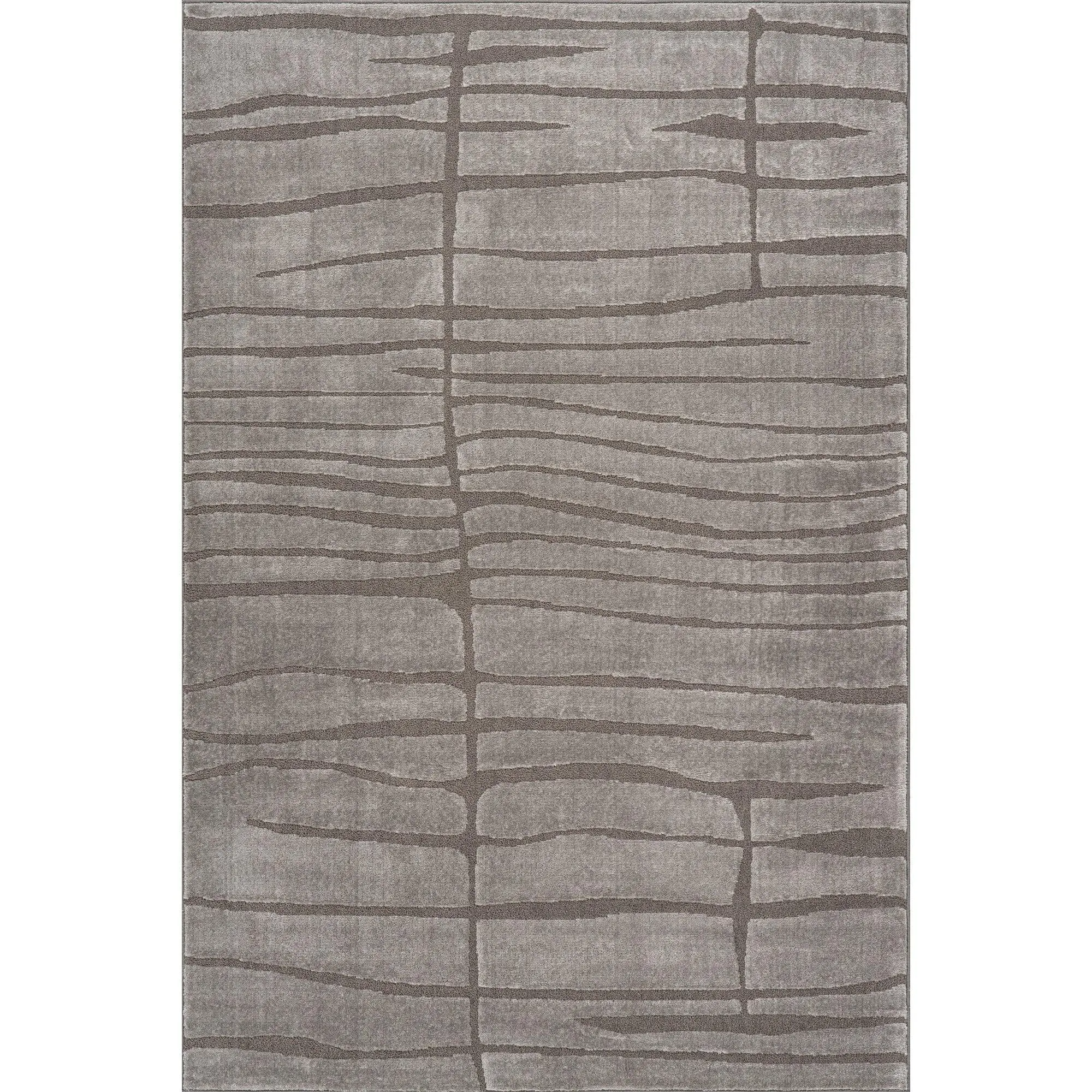 nuLOOM Marcelline Modern Geometric Area Rug with Abstract Lines, Medium Thickness Multi-Room Piece for Bedroom Decor